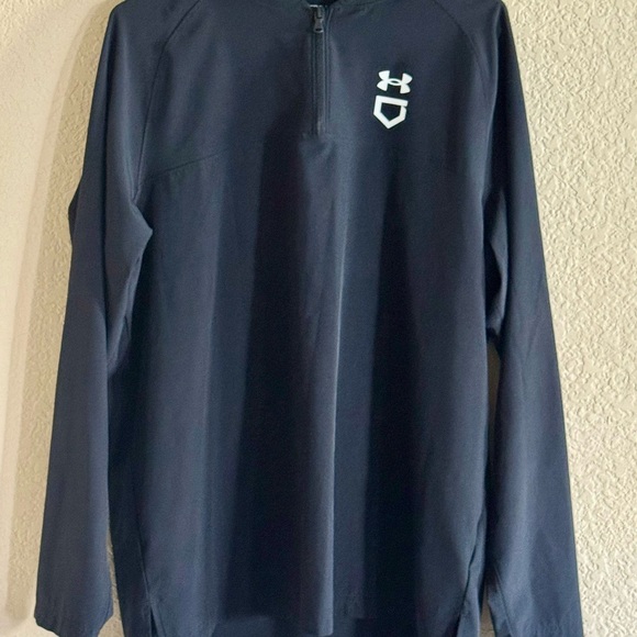 Under Armour Black Men’s Long Sleeve Baseball Pullover - Picture 5 of 5